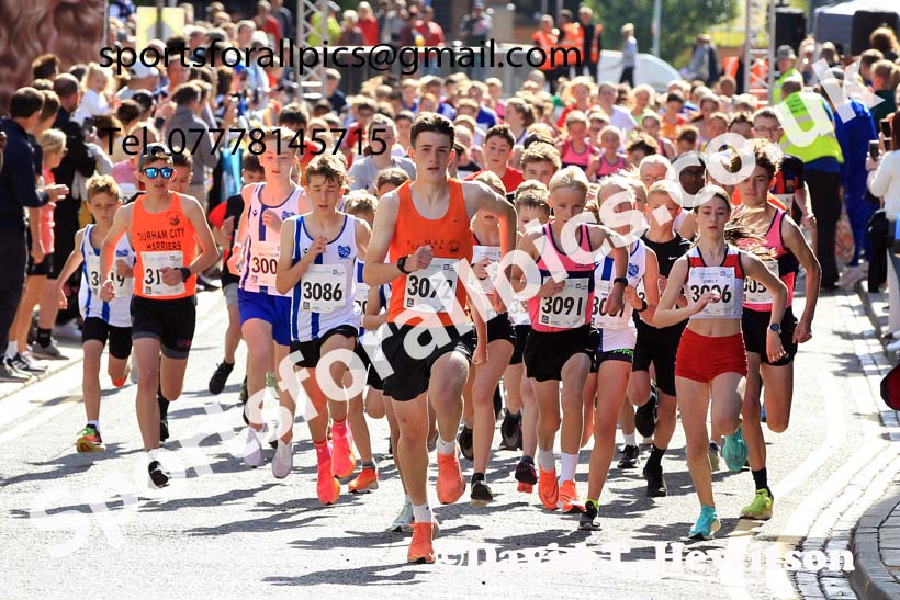 Darlington Junior 3k Road Race, 2023 Darlington 10k Road Race.  Photo: David T. Hewitson/Sports for All Pics